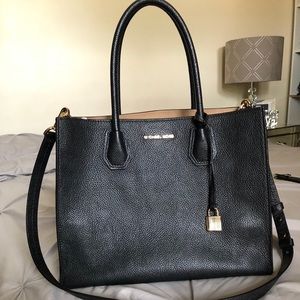 Authentic Black Michael Kors large Mercer Tote
